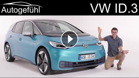 All New Ev Volkswagen Id 3 Premiere Review Exterior Interior